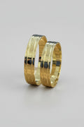 Par de Alianças de casamento em ouro 18k 4mm