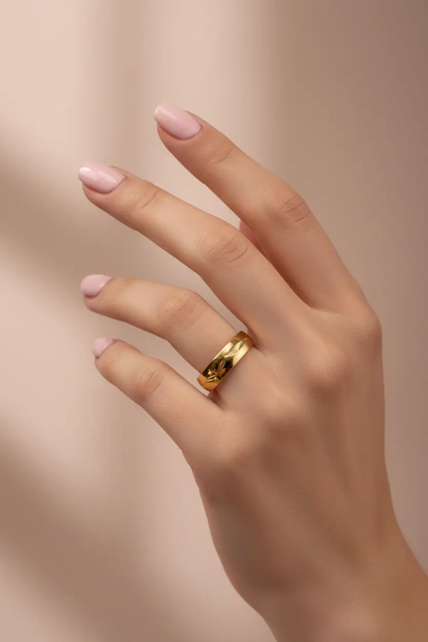 Par de Alianças de Casamento em Ouro 10k 4mm - Ourus Alianças