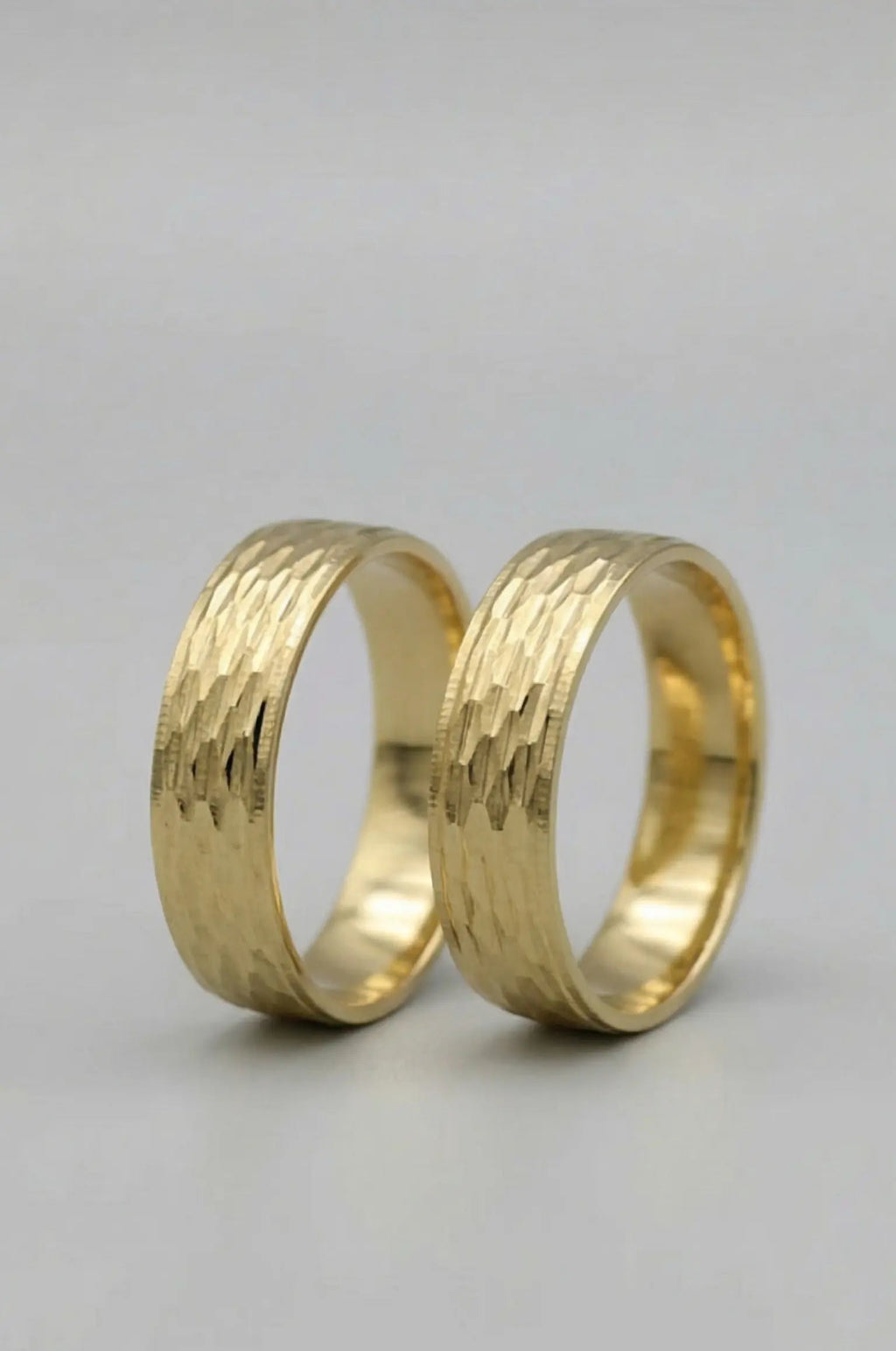Par de Alianças de casamento em Ouro 10k 7mm - Ourus Alianças