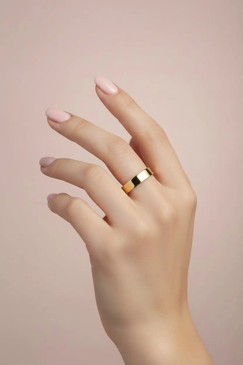 Par de Alianças de Casamento em Ouro 18k 2mm Reta - Ourus Alianças