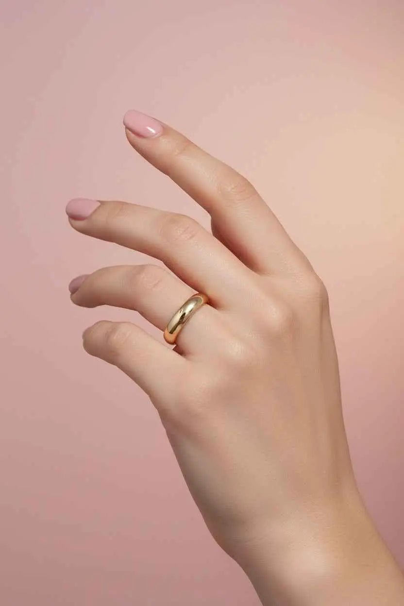 Par de alianças de Casamento em ouro 18k 3mm - Ourus Alianças