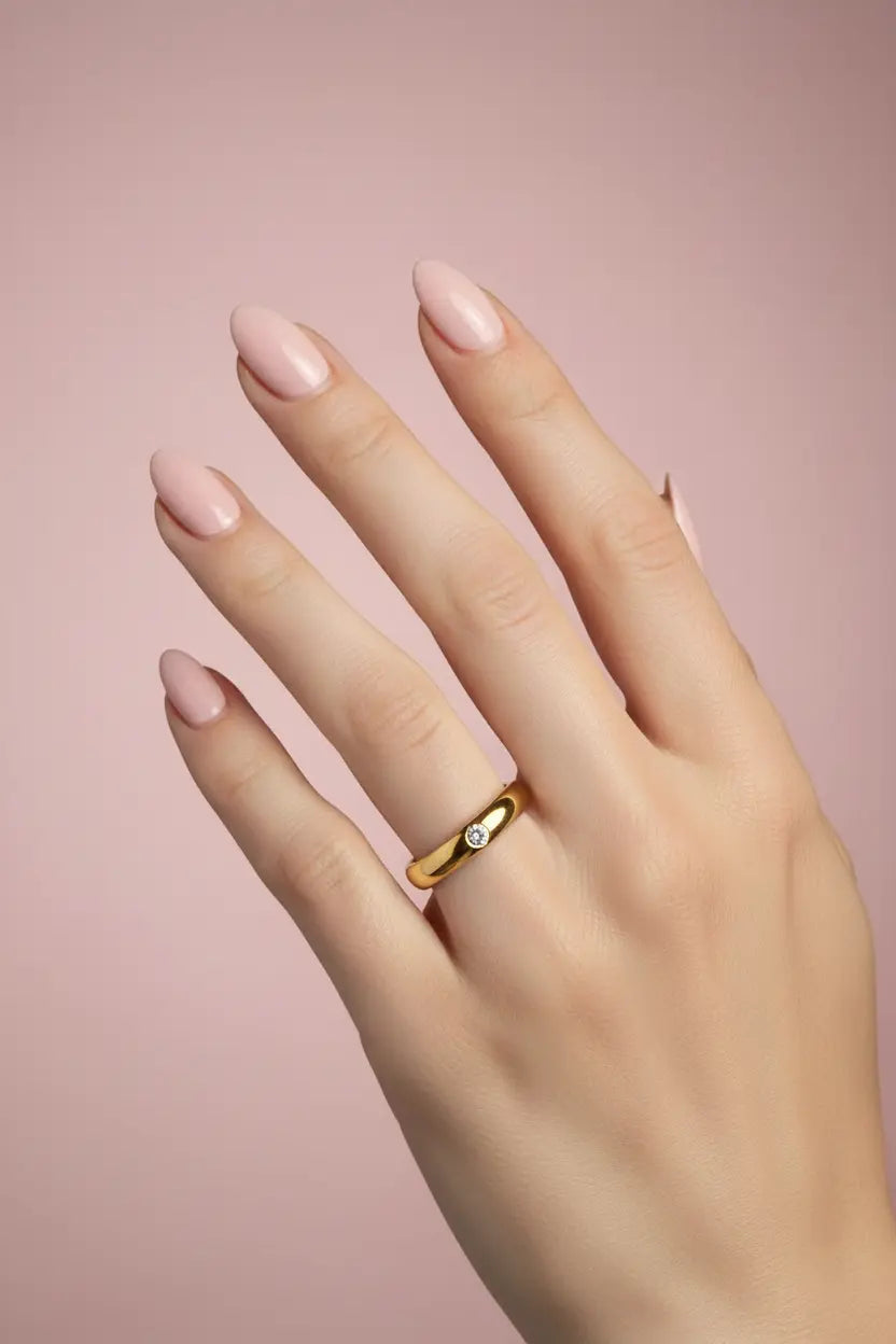 Par de Alianças de casamento Em ouro 18k 4mm - Ourus Alianças