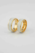 Par de Alianças de Casamento em Ouro 18k 6mm - Ourus Alianças