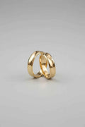 Par de alianças de Casamento em Ouro 18k 6mm - Ourus Alianças
