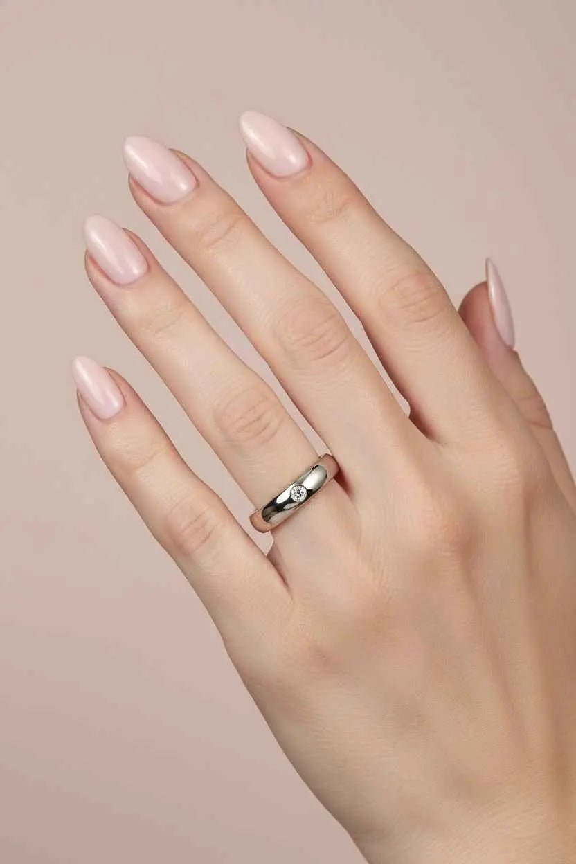Par de alianças de namoro em Prata 925 4mm com 1 pedra de zirconia - Ourus Alianças