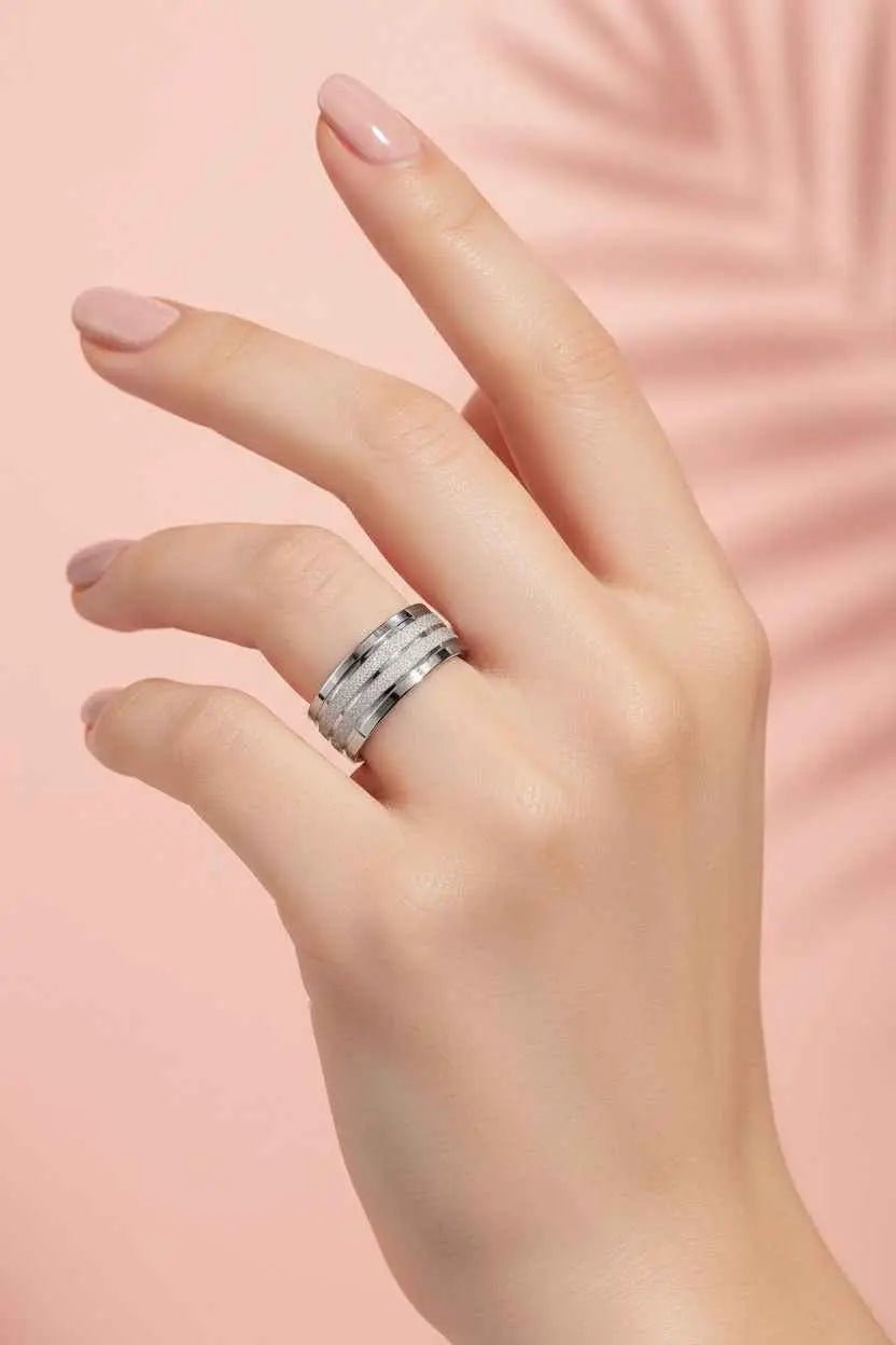 Par de alianças de Prata 925 Diamantado 7mm - Ourus Alianças