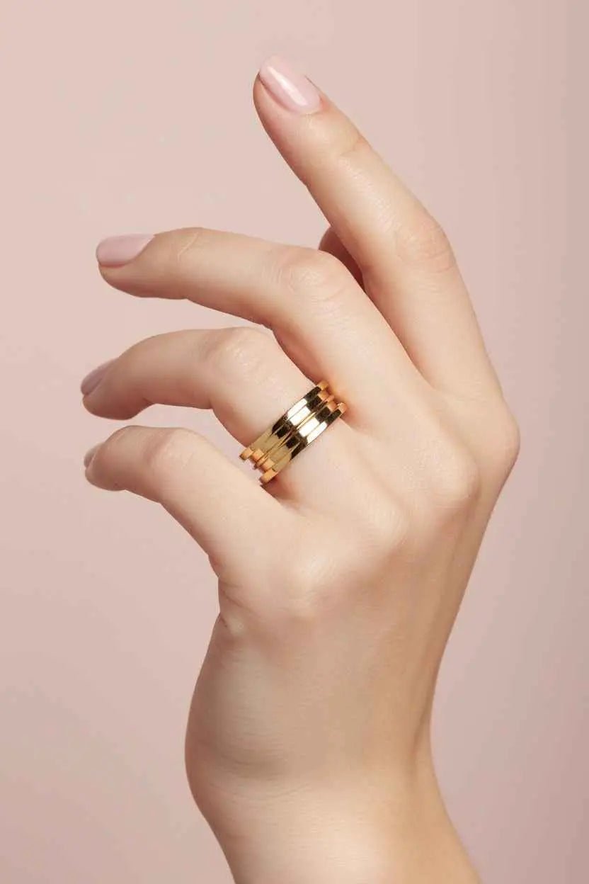 Par de Alianças em ouro 18k 6mm Premium - Ourus Alianças