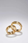 Par de Alianças em ouro 18k 6mm Premium - Ourus Alianças
